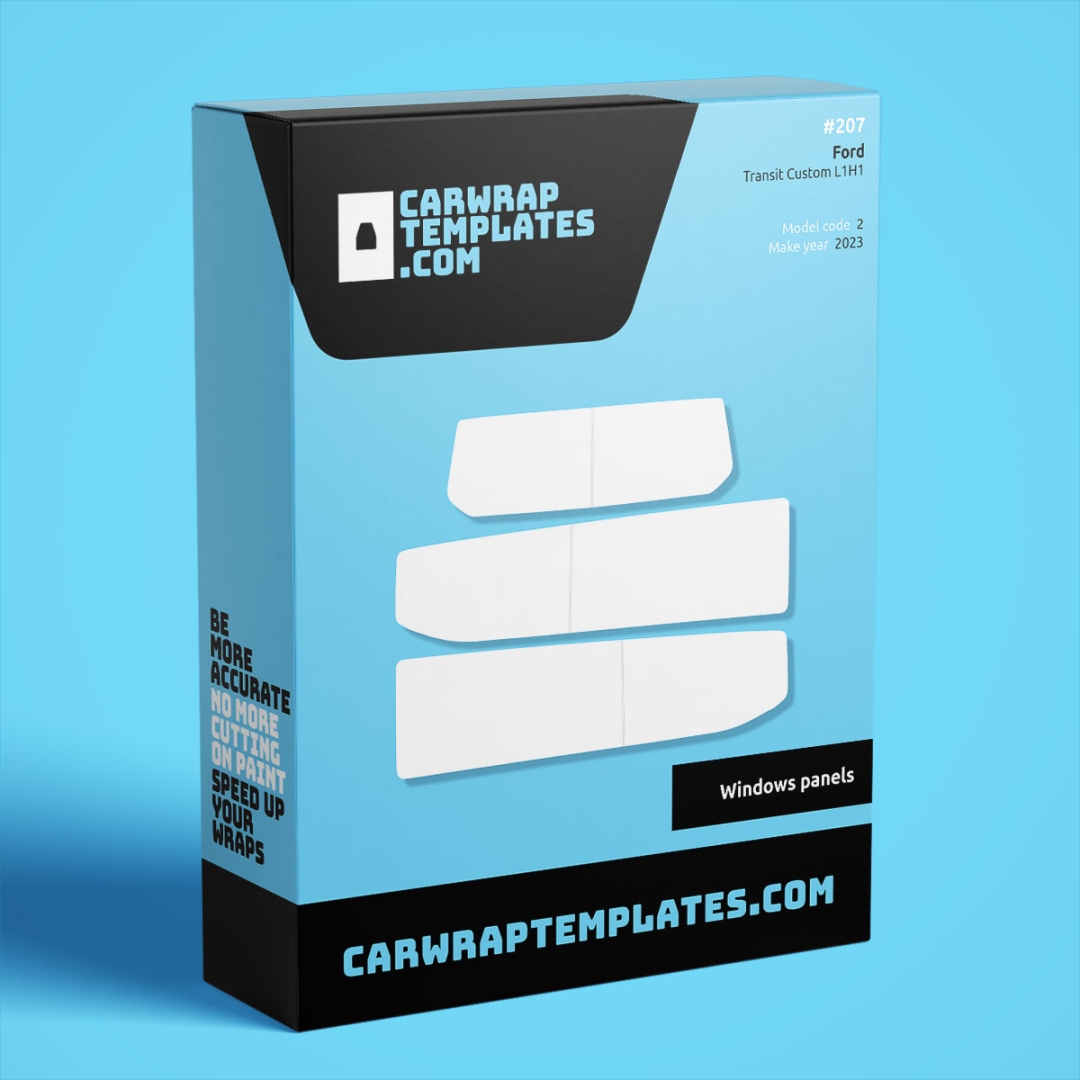 Ford Transit-Custom L1H1 Van  2 2023 Windows-panels